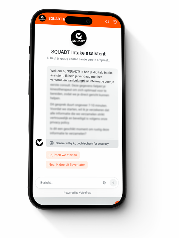 ***Nieuw*** SLIMME INTAKE ASSISTENT